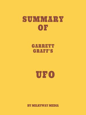 cover image of Summary of Garrett Graff's UFO